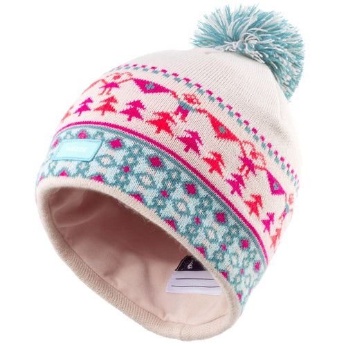 A photo of the Jacquard Ski Hat Pom Beanie Girl's in use