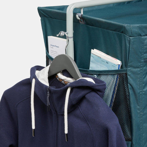 A photo of the Folding and compact camping wardrobe - Basic in use