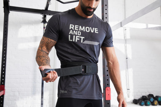 Weight Training Lifting Belt - Black, black Image 3 of 5