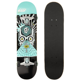Oxelo CP100 Complete Freestyle Skateboard 29.8''x7.5'' Kids 8 to 12 Yo, Image of