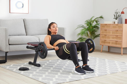 14 kg 31 lb Small Weight Training Resistance Glute Band, yellow Image 4 of 10
