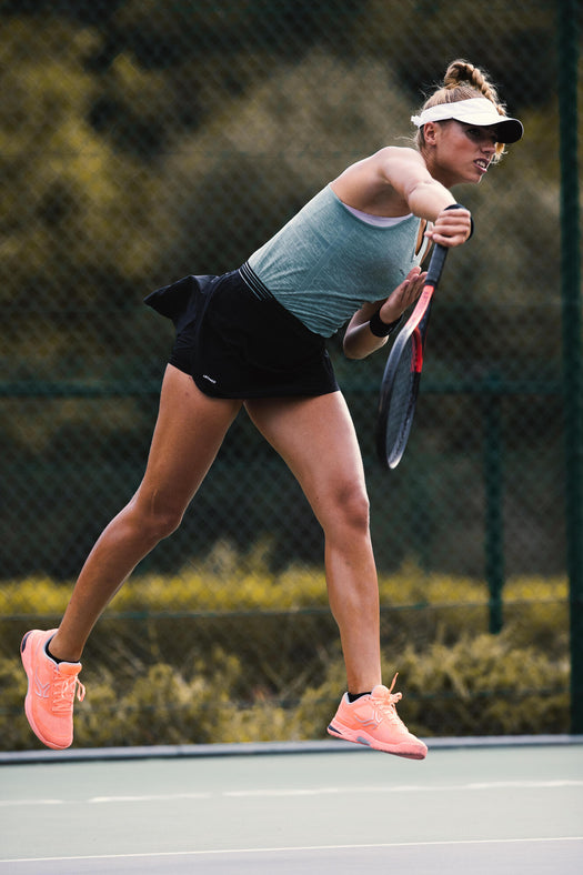 Women's Tennis Lightweight Tank Top Light 900 - Light Khaki, verdigris Image 2 of 5