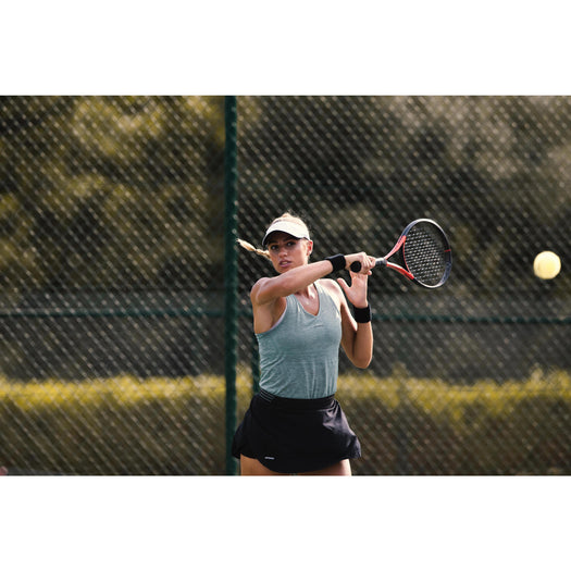 Women's Tennis Lightweight Tank Top Light 900 - Light Khaki, verdigris Image 1 of 5