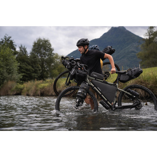 Riverside IPX6 Waterproof Fork Bag Bikepacking 4L, dark green Image 5 of 5