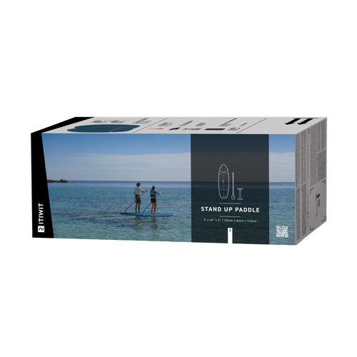 A photo of the Itiwit Inflatable Stand Up Paddle SUP Pack M w/ Paddle & Pump User 130 to 175lb in use