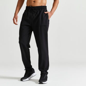Men's Breathable Fitness Collection Bottoms - Black, Image of