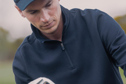 Men's Golf Sweatshirt - MW500 Grey, squirrel gray Image 5 of 10
