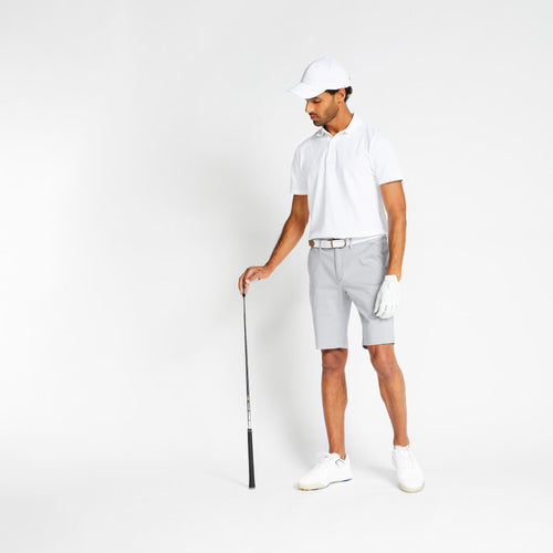 A photo of the Inesis, Mild Weather Golf Shorts, Men's in use