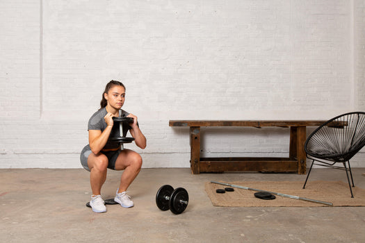 110lb Adjustable Weight Set US Standard with Barbell and dumbbells, black Image 2 of 5