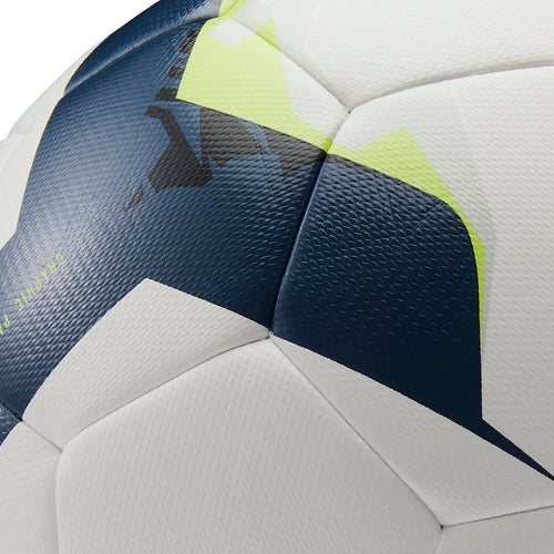 A photo of the F500, FIFA Basic Hybrid Soccer Ball, Size 5 in use
