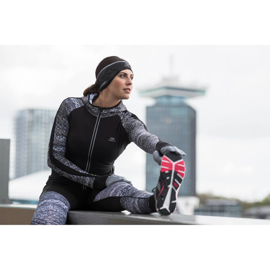 Women's Running Tights - Run Warm+ Night, black Image 1 of 4