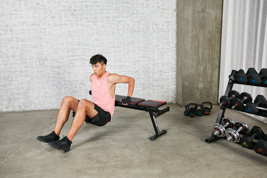 Work(out) from home: Full body workout with only a bench
