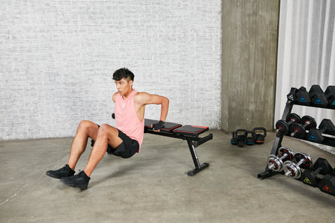 Work(out) from home: Full body workout with only a bench