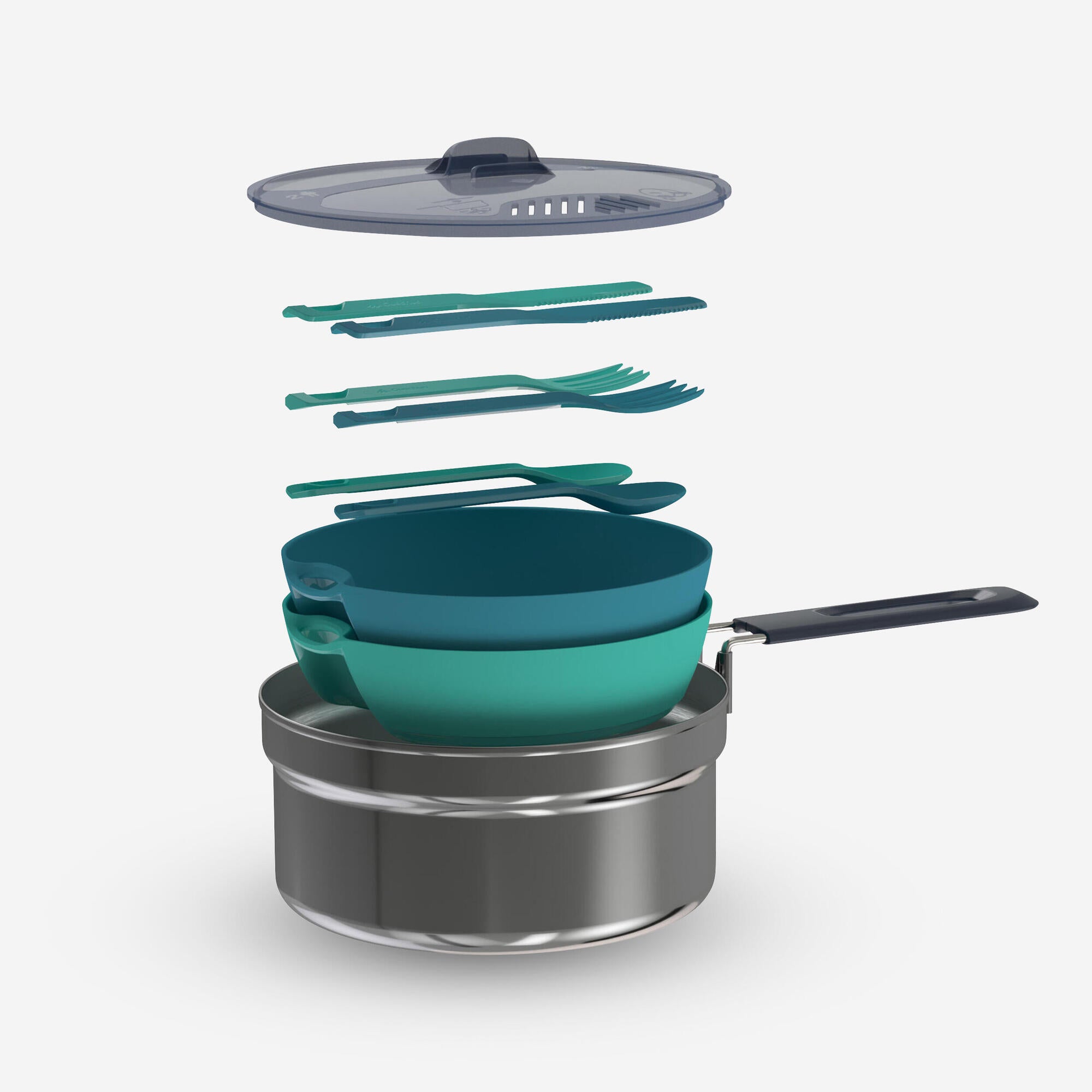 Quechua MH100 Cookset - Thumbnail 5