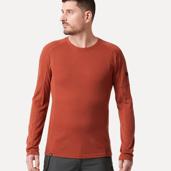 Men's Long-sleeve T-shirt Merino Wool MT500 | Decathlon
