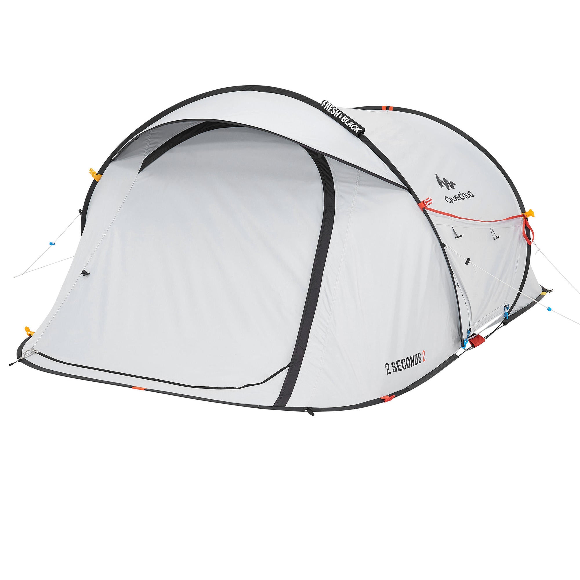 Quechua 2 Second Fresh & Black Waterproof Pop Up Camping
