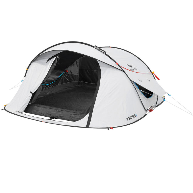 
Quechua 2 Second Fresh & Black Waterproof Pop Up Camping Tent 3 Person,  Image  of , photo 1 of 16