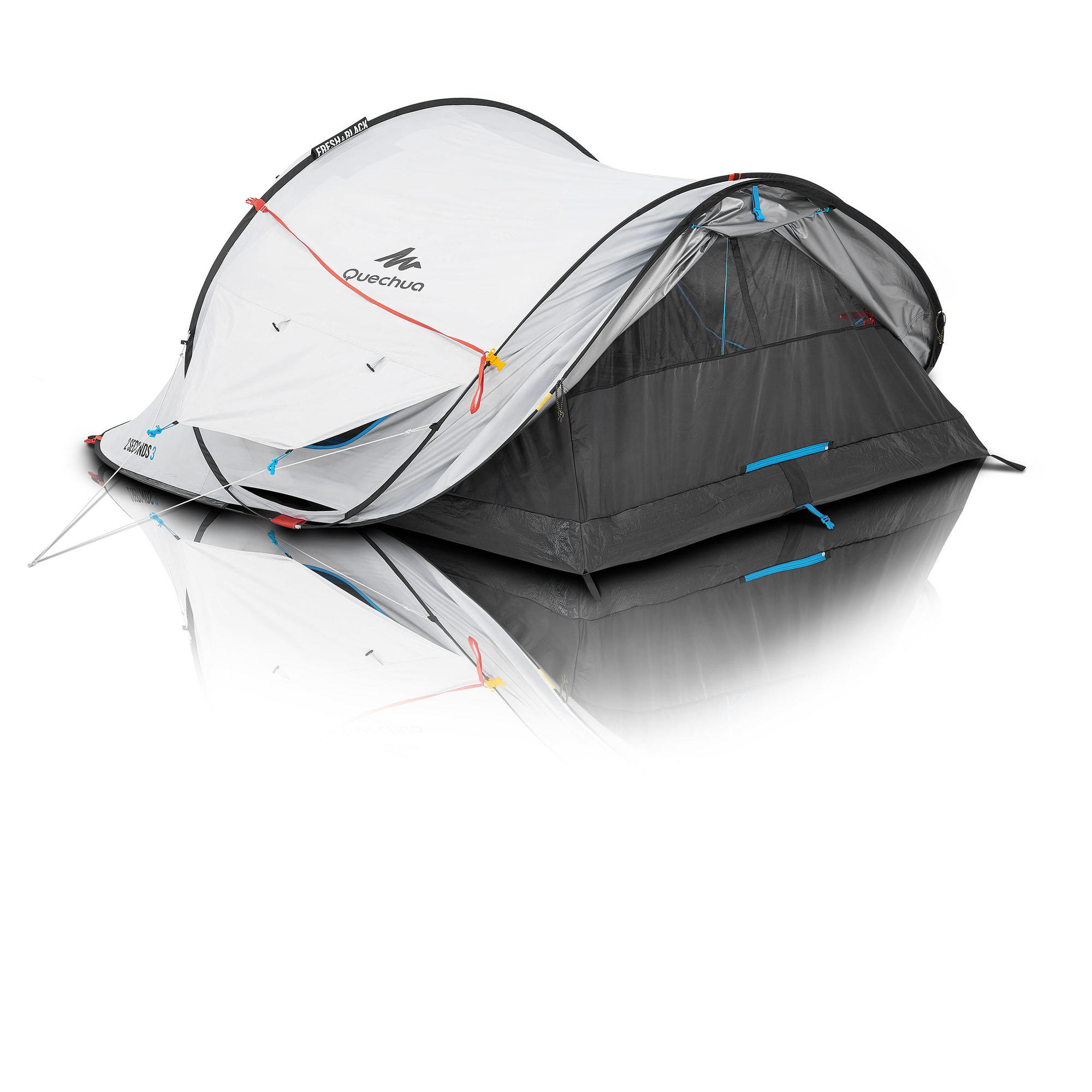 Quechua 2 Second XL Fresh & Black Waterproof Pop Up Camping