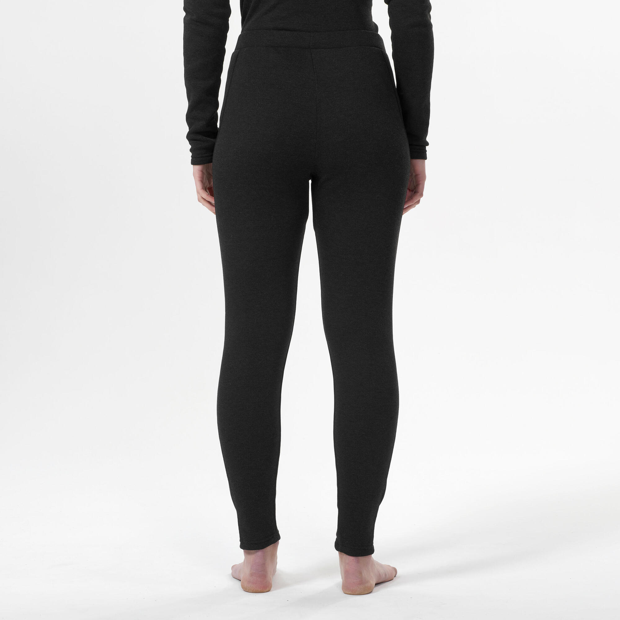 Wedze WOMEN'S SKI BASE LAYER BOTTOM - BL 100 - BLACK – Decathlon