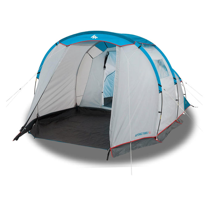 Decathlon Quechua Waterproof Family Camping Tent 4 Person 1 Bedroom Decathlon Quechua Waterproof Family Camping Tent 4 Person 1 Bedroom