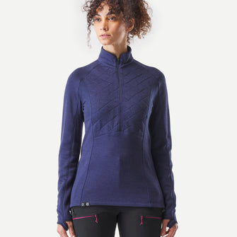 
Forclaz Women's MT900 Merino Wool Long-sleeve Shirt,  Image  of 