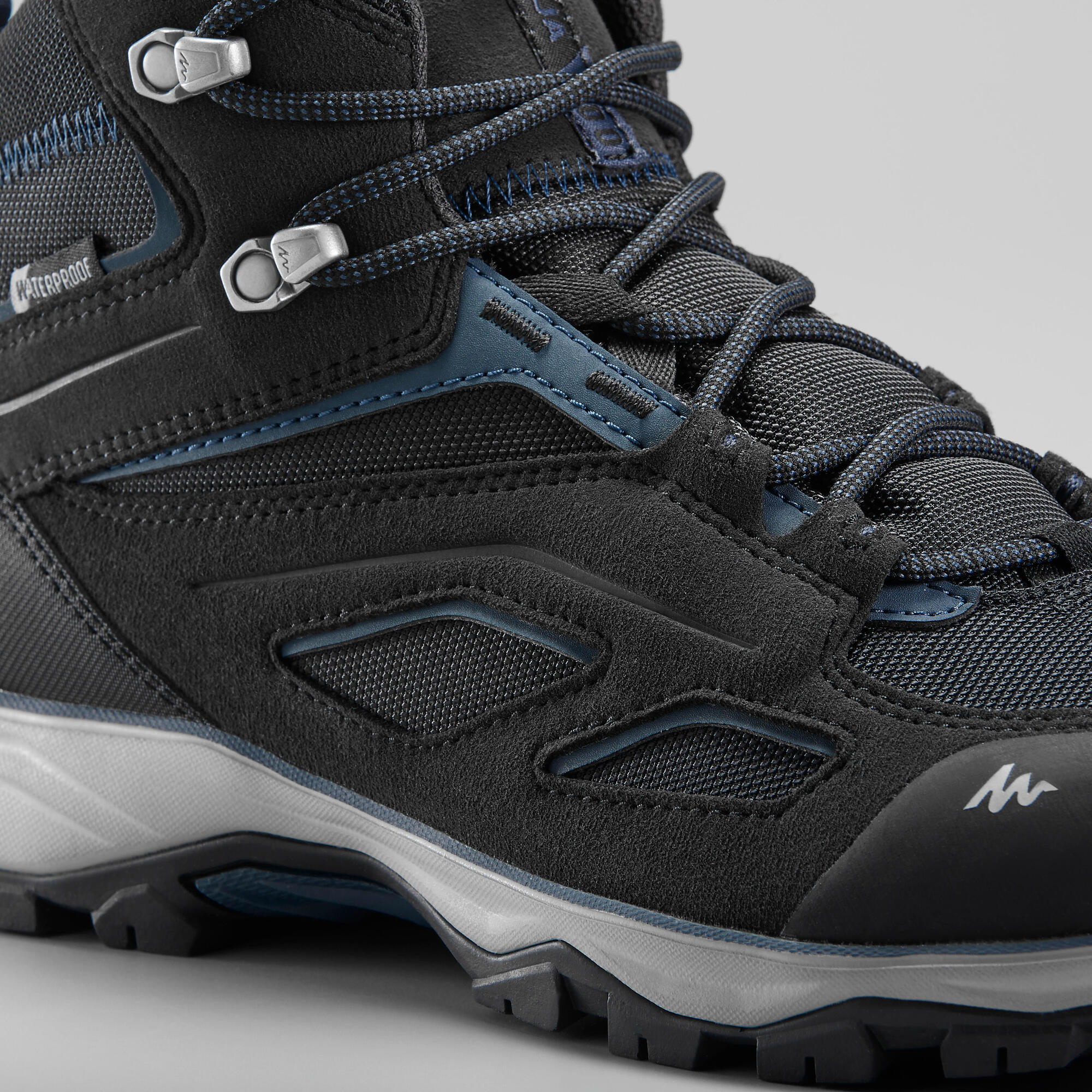 100点マウンテン Quechua Men's MH100 Waterproof Mid Hiking Boots – Decathlon
