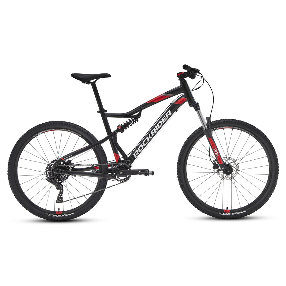 decathlon full suspension bike
