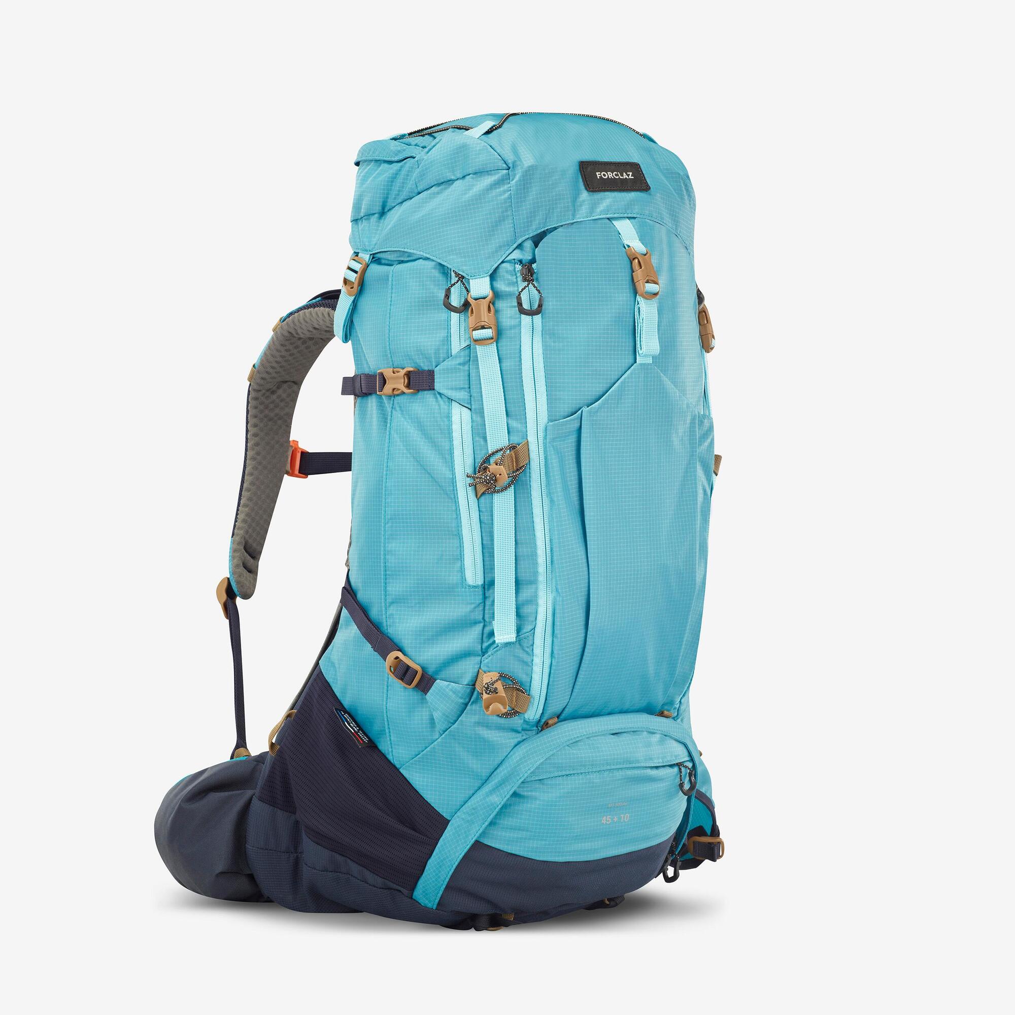 Mochila trekking Mujer 45+10 L - MT500 AIR - Decathlon