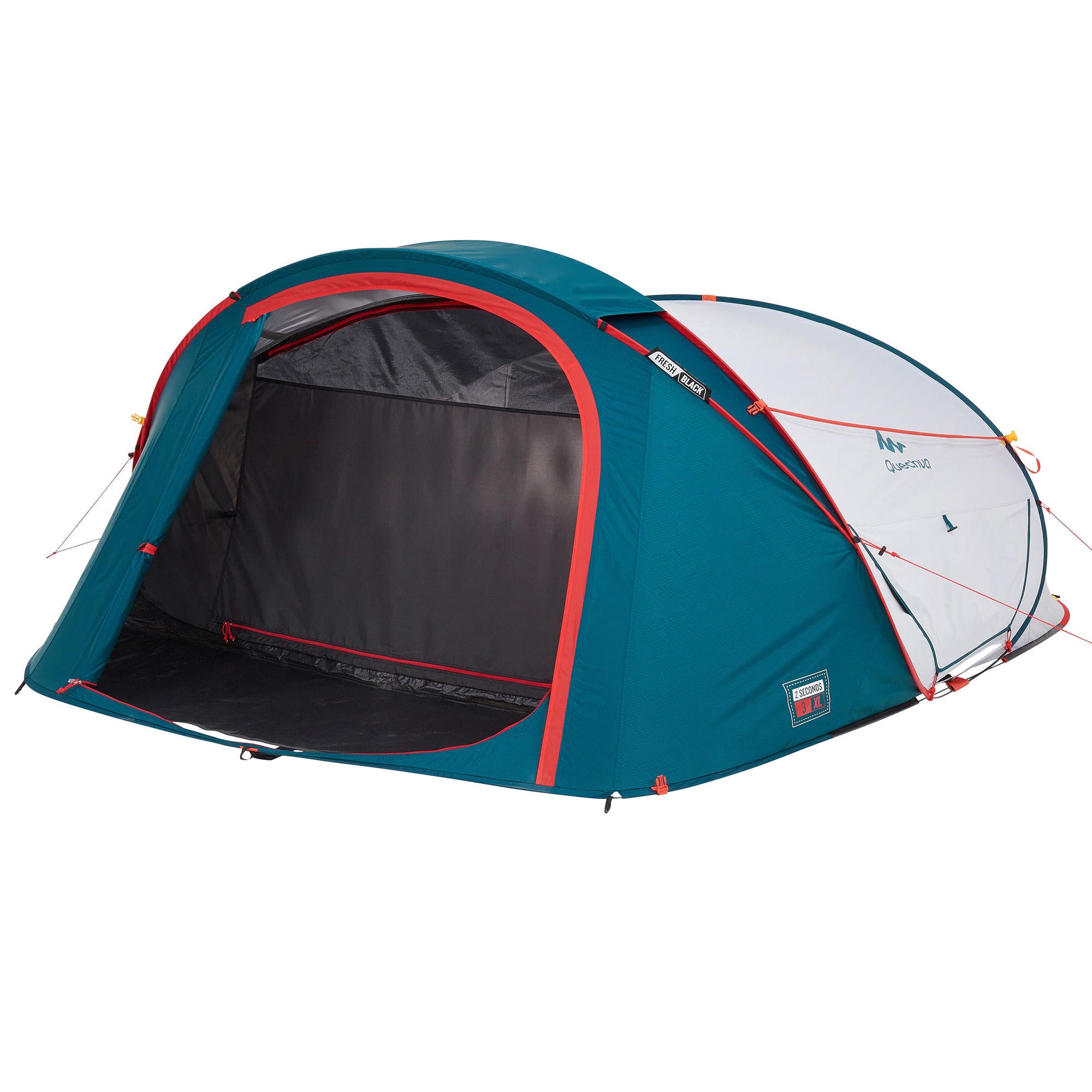 Quechua 2 Second XL Fresh & Black Waterproof Pop Up Camping