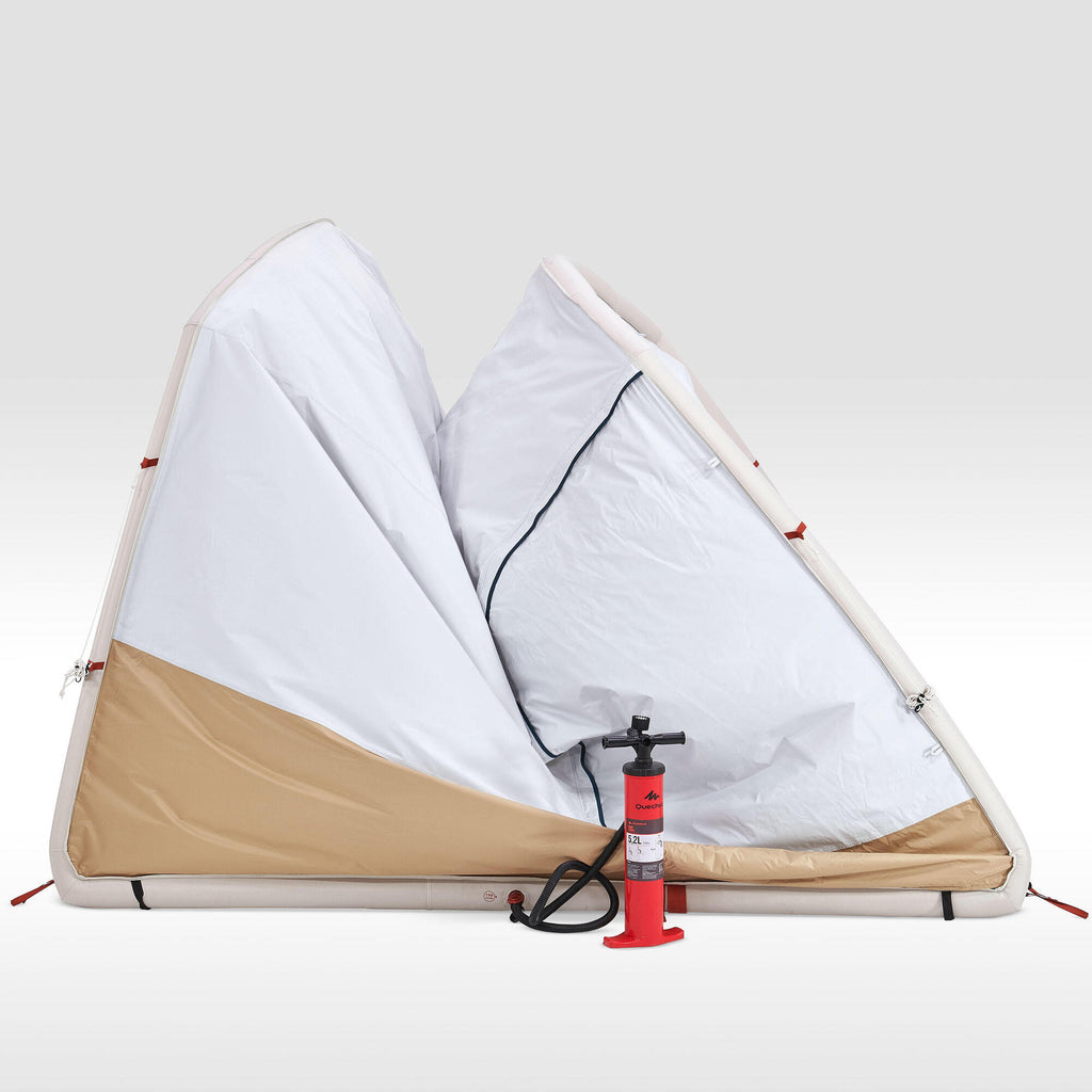 quechua 6.2 xl air family tent Quechua Air Seconds Inflatable Camping Shelter 6 Person *Factory Secon – Decathlon
