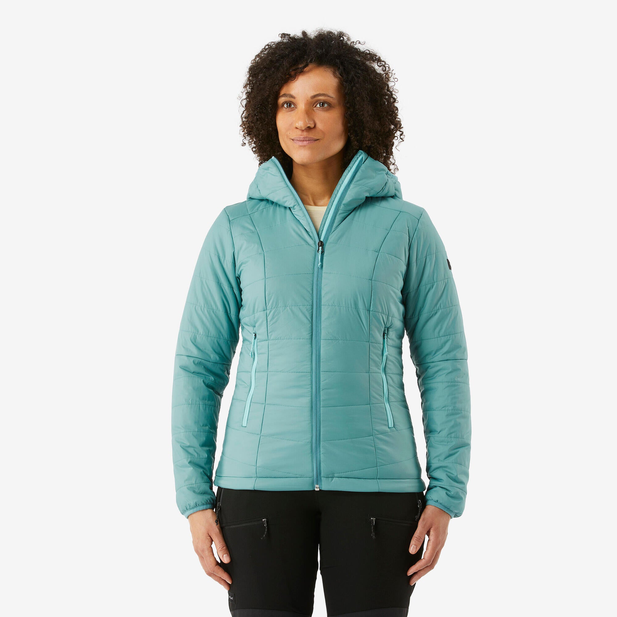 Forclaz Women's MT100 Hooded Synthetic Jacket – Decathlon