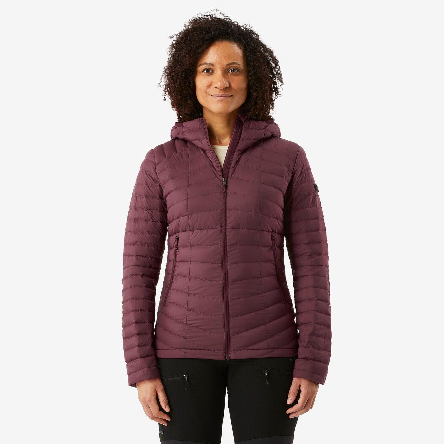 Simond Women's MT100 Hooded Down Puffer Jacket – Decathlon