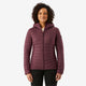 Burgundy - Simond Women's MT100 Hooded Down Puffer Jacket