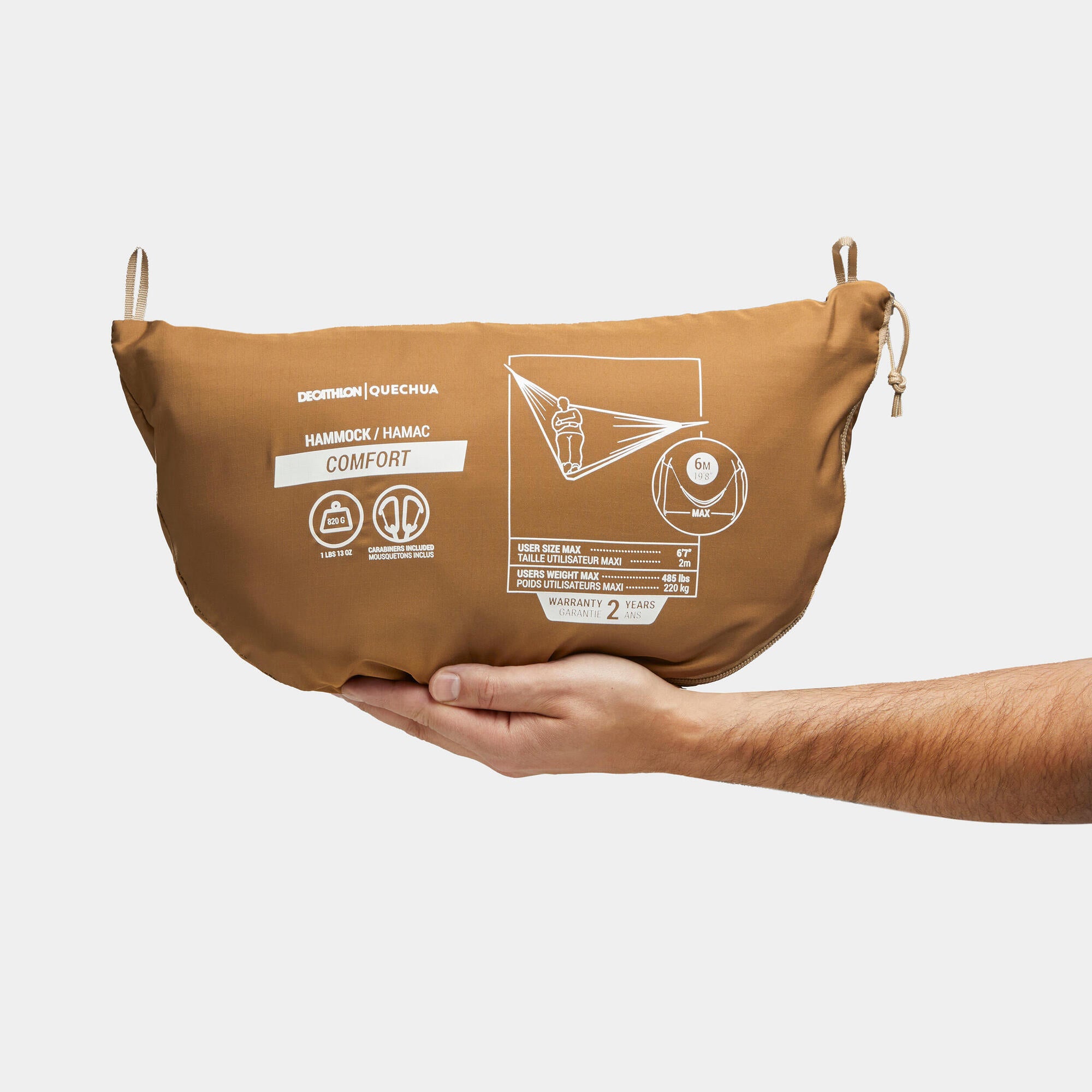 decathlon hängematten Quechua Comfort Compact Hammock - 2 Person