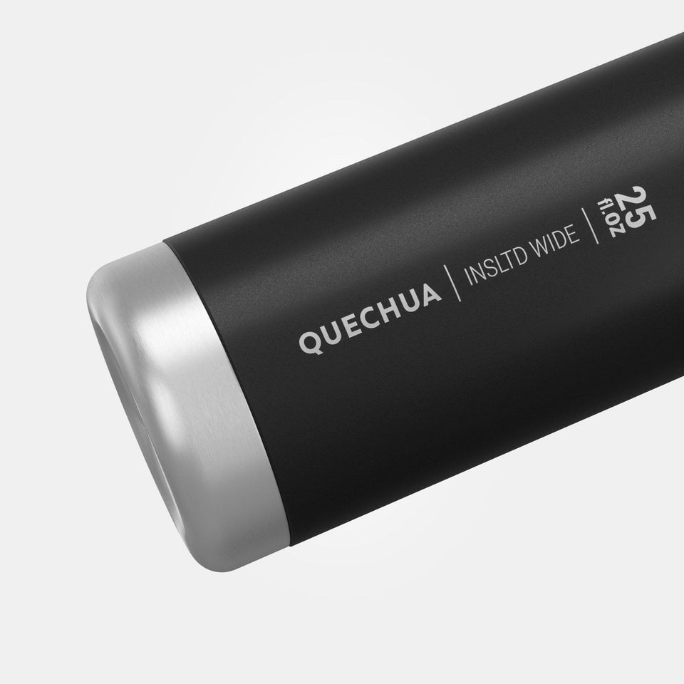 Quechua Double Wall Insulated Wide Mouth Stainless Steel Water Bottle