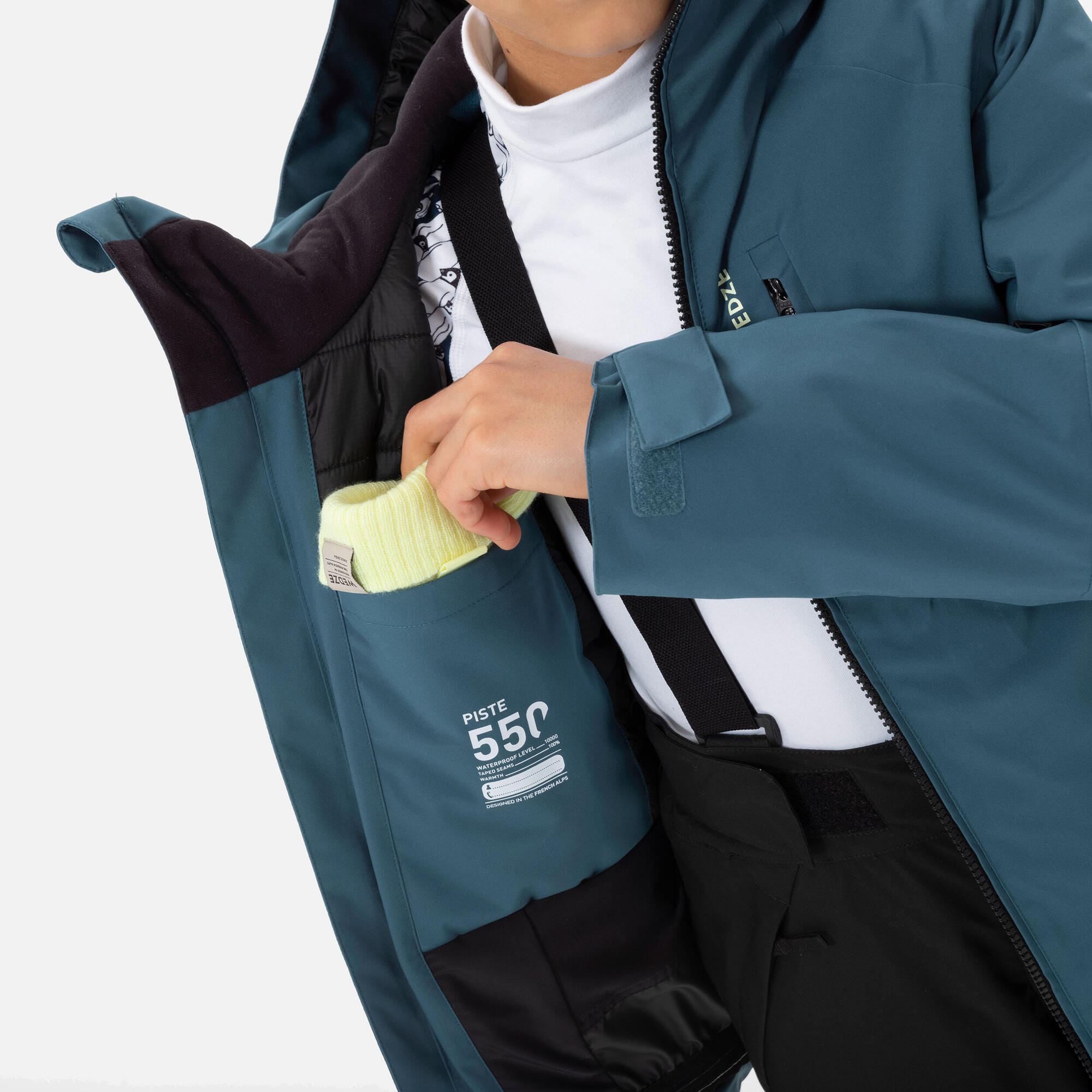 Wedze Kids' 550 Warm Waterproof Ski Jacket – Decathlon