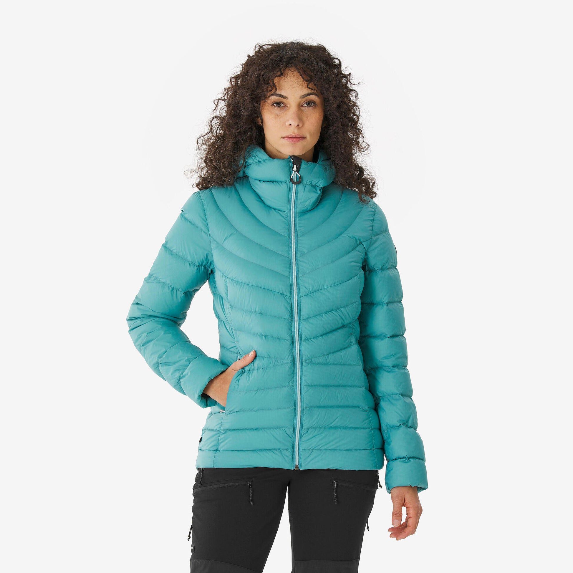 Decathlon Forclaz Down Jacket Simond Forclaz Women's MT500 Hooded