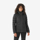 Black - Simond Forclaz Women's MT500 Hooded Down Puffer Jacket