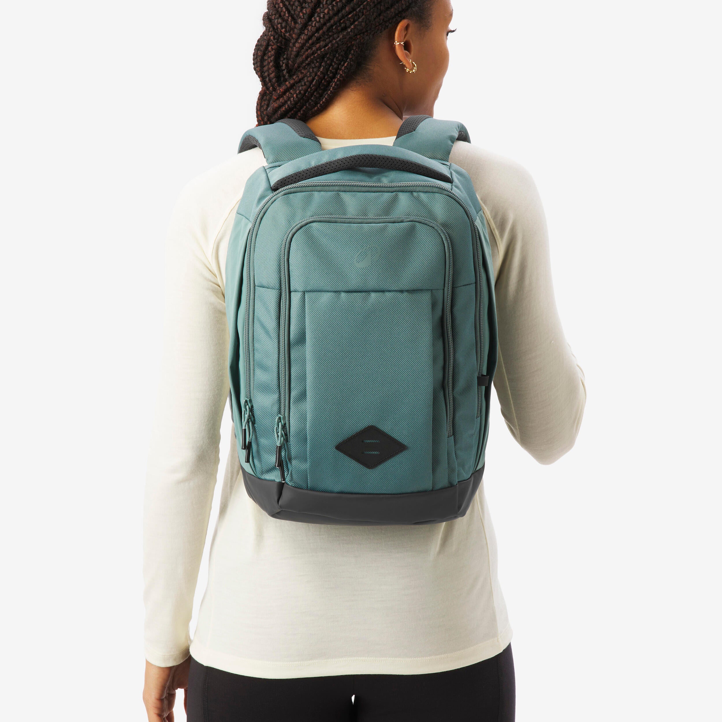 Multi-pocket hiking backpack 16 L, Escape 500 - Green
