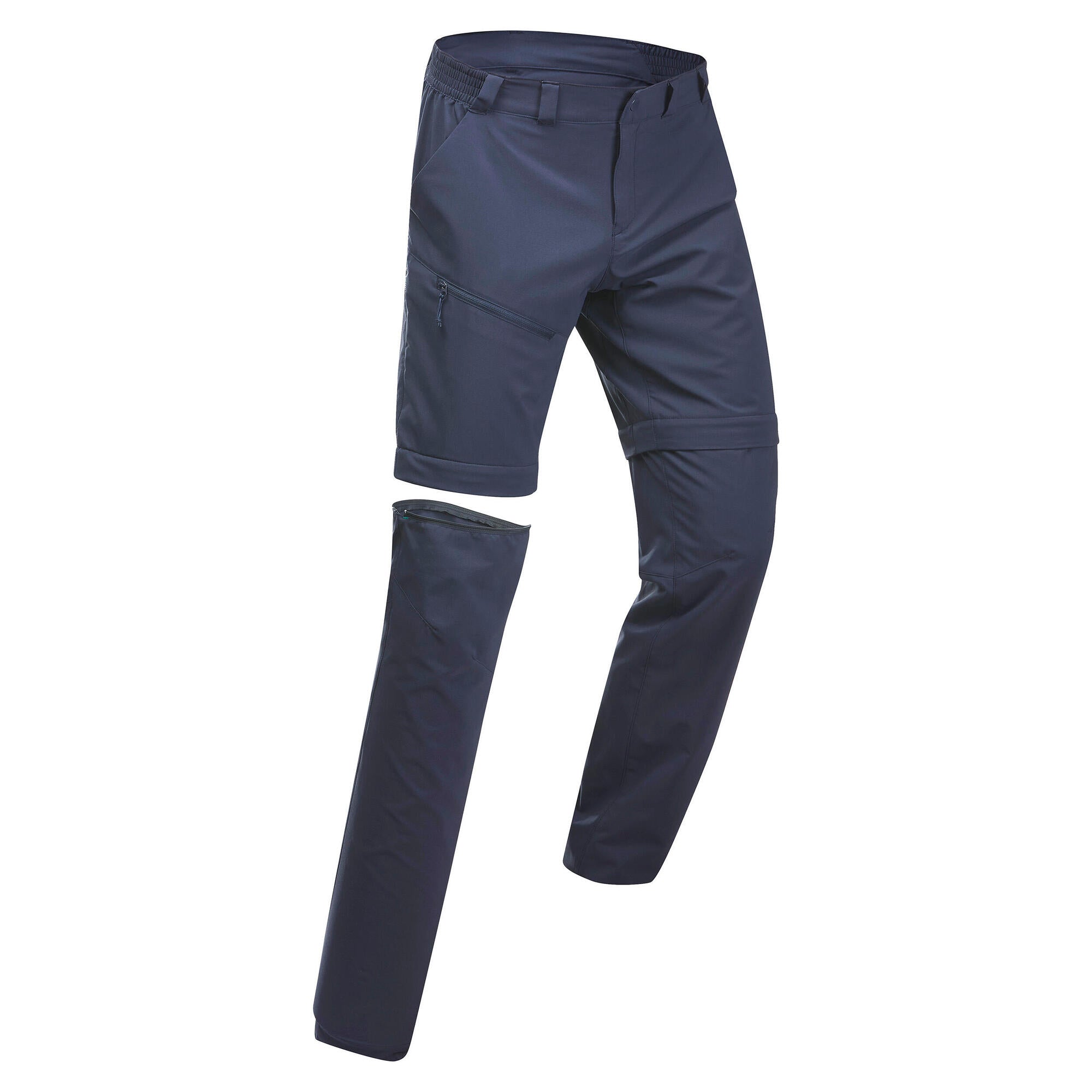 Quechua Men s Modular Hiking Pants MH150 in Dark Blue Size W34 L34