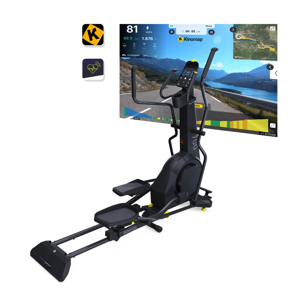 EL700 Foldable SelfPowered Smart Connect Elliptical Exercise Machine