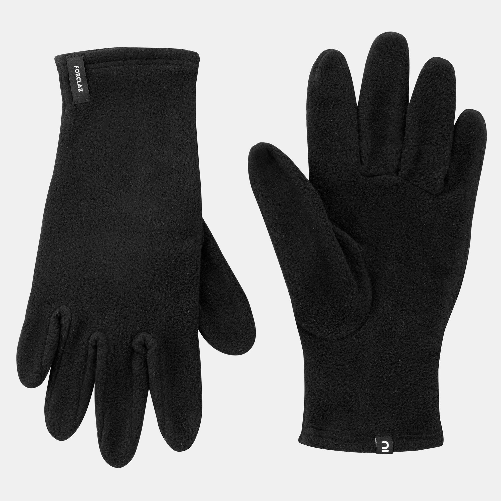 Forclaz MT100 Fleece Gloves - Black / 2XS