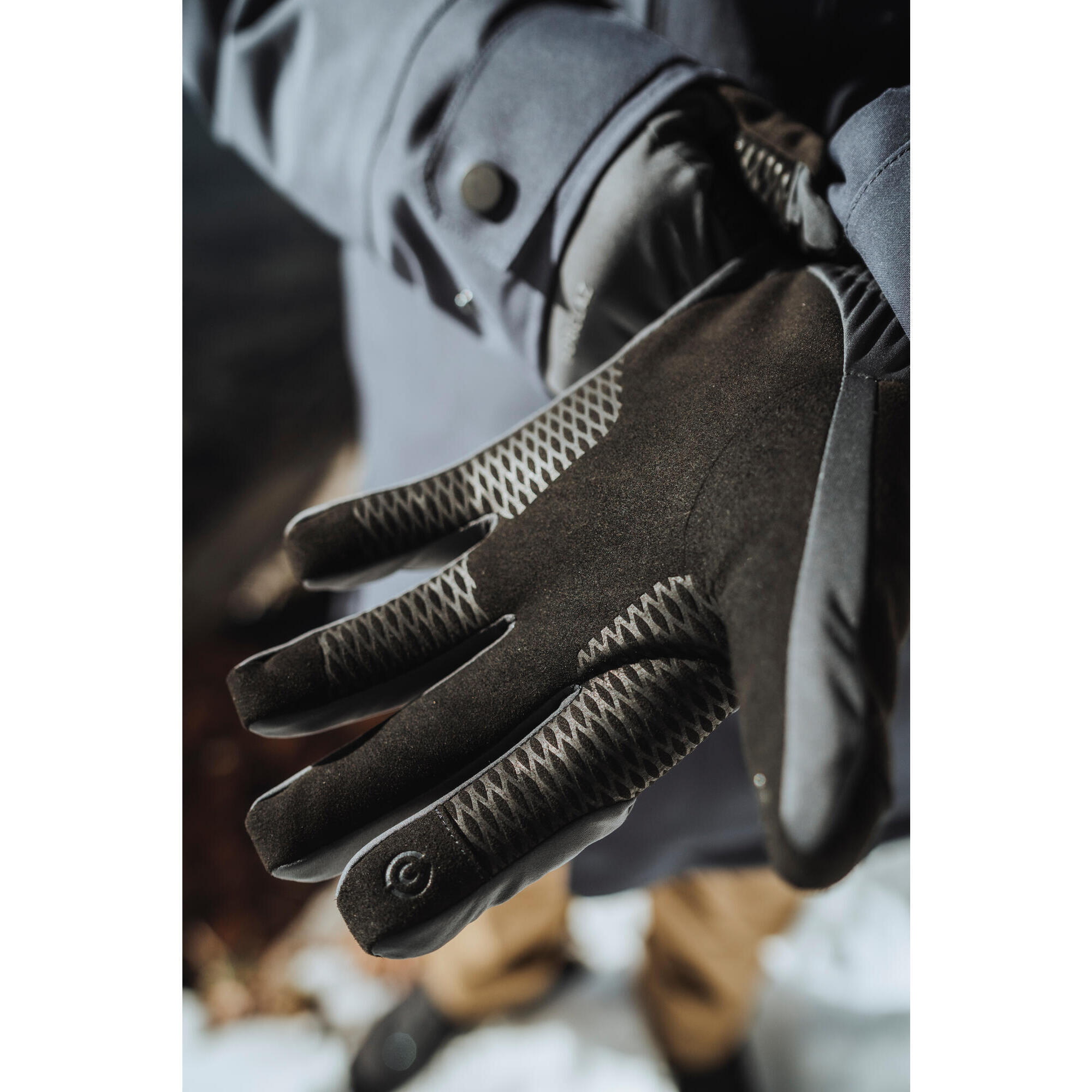 forclaz handschuhe Forclaz Adult Mt900 Backpacking Gloves in Carbon Gray, Size Medium