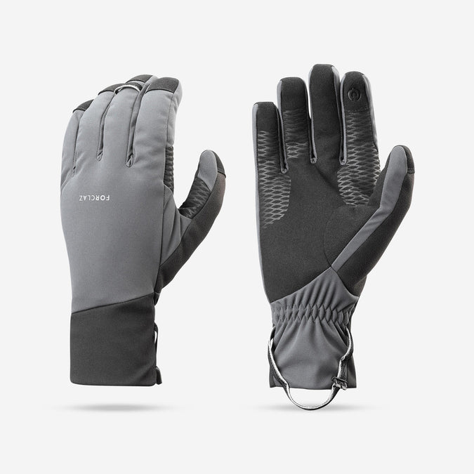 Forclaz adult MT900 Backpacking Gloves in Carbon Gray, Size XS
