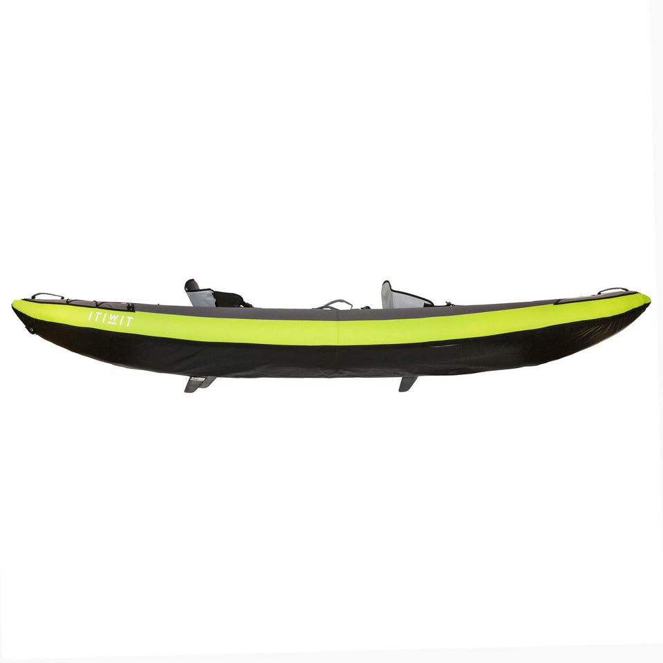 Itiwit Inflatable Recreational Siton Kayak with Pump 2 Person Decathlon