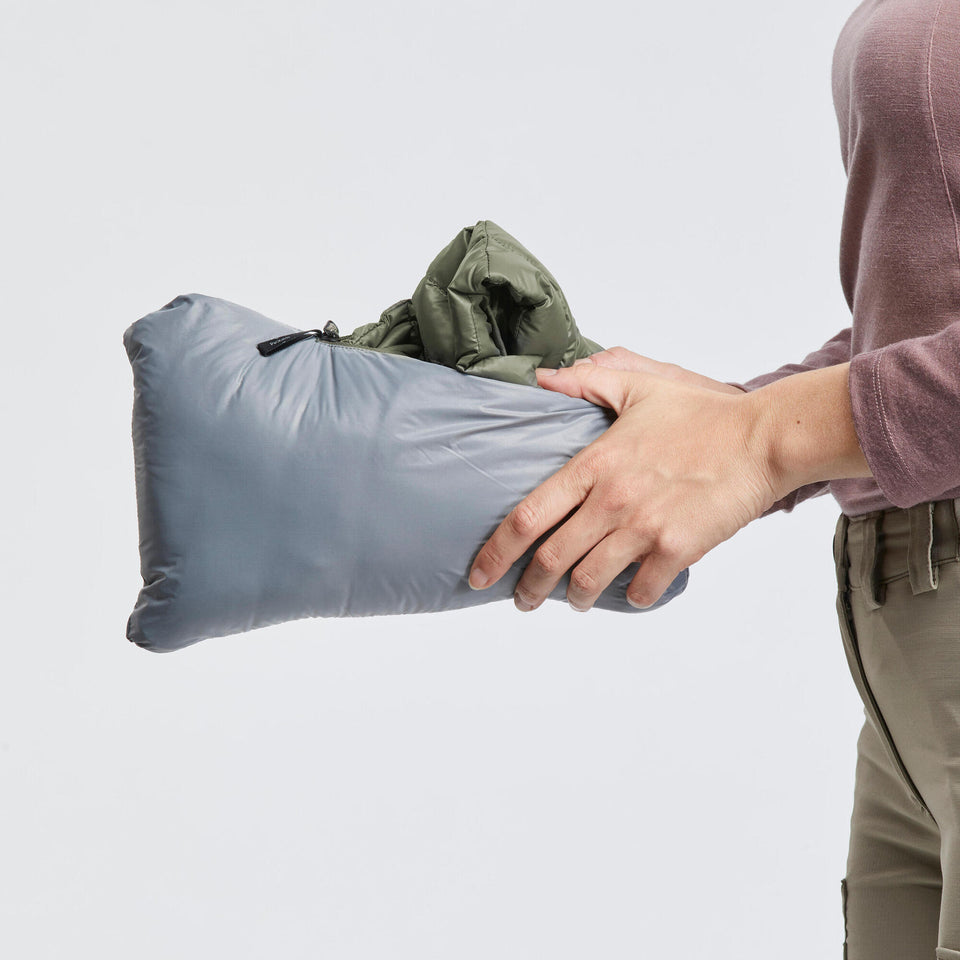 Forclaz Women's mountain Backpacking down jacket MT100 23°F Decathlon