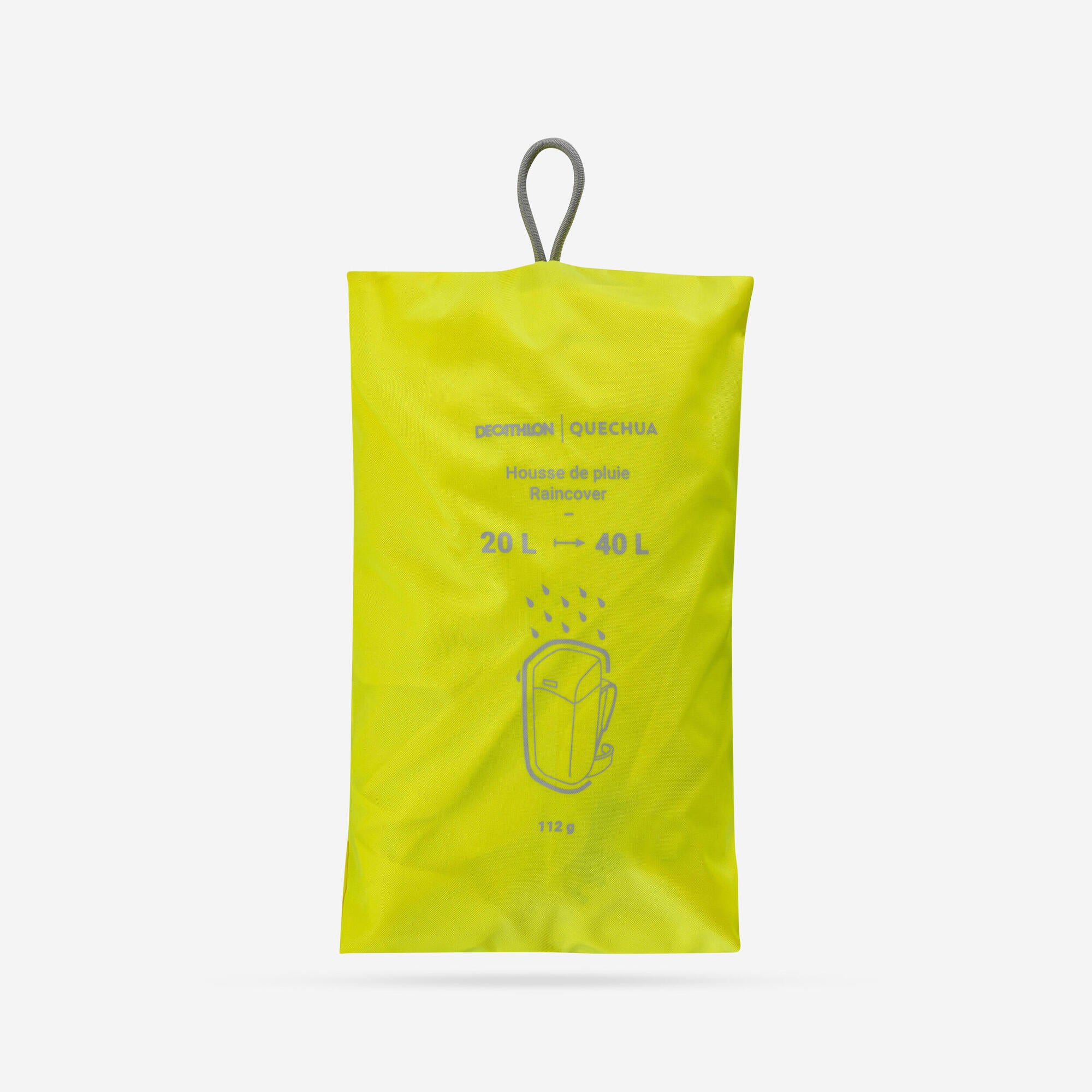 Forclaz Quechua 20 40L Rain Cover for Hiking Backpacks Decathlon