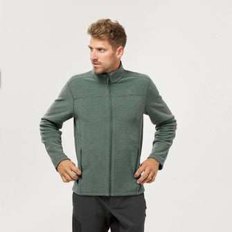 
Quechua Men's MH120 Fleece Hiking Jacket,  Image  of 