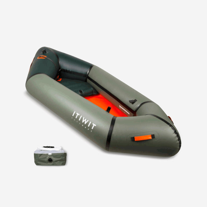 Itiwit 1-PERSON INFLATABLE RIVER PACKRAFT KAYAK 100