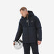Asphalt Blue - Wedze Men's 100 Mid-Length Warm Ski Jacket